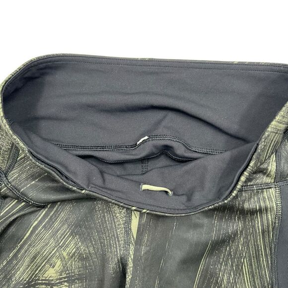 Lululemon Fresh Mesh Run Crop Wind Chill Fatigue Green Size 8 - Picture 5 of 9